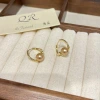 Maillard Pearl Champagne gold earrings, women's niche design sense S925 silver needle ear rings, 2024 new style ear buckles and earrings Application Scenario
